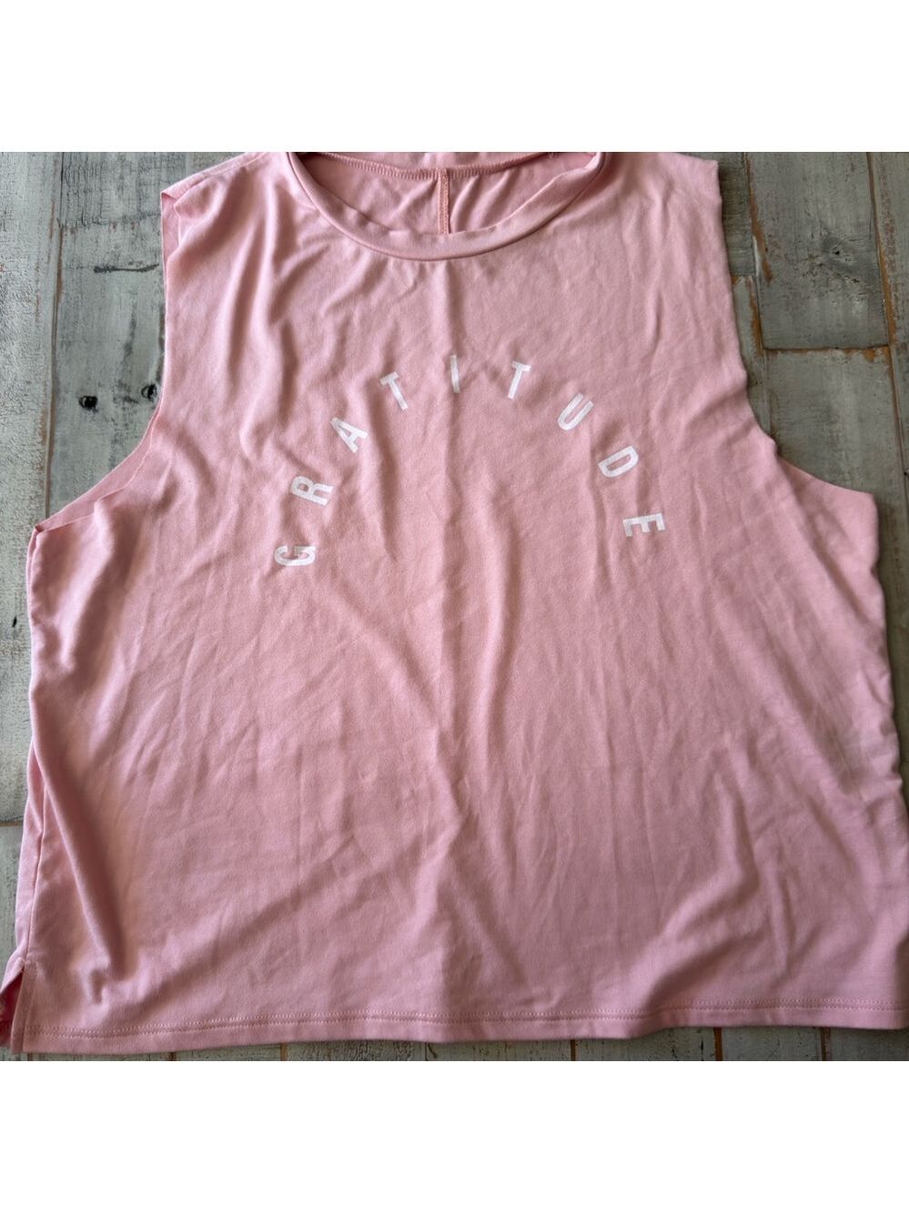 lovers of Hyoumanity ‘Gratitude' cropped tank